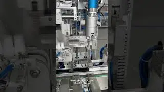 Spray pump capping machine  M&aacute;quina de tapa de bomba de pulverizaci&oacute;n