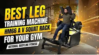 HM66 A V Squat Rack | Best Leg Training Machine for Your Gym | National Bodyline Fitness