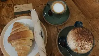 India's one of the best coffee - Marc's Cafe @ Auroville, Tamilnadu.