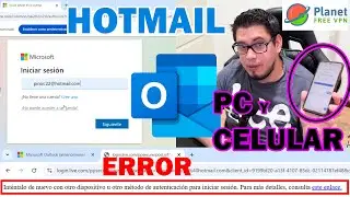 Error al Iniciar Sesión en Outlook 