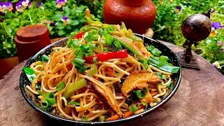 Veg Hakka Noodles | வெஜ் நூடுல்ஸ்