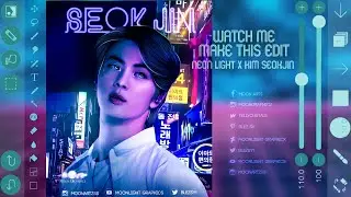 Watch Me Edit | Neon Light Ft. BTS Jin