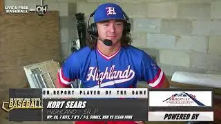MVP: Highland's Kort Sears vs Clear Fork