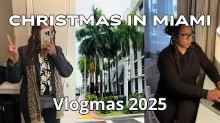Christmas in Miami Beach 🎄 Chai Lattes, Writing Deadlines, & Festive Decor | VLOGMAS 2025