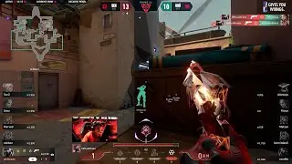 SEN pANcada incredible 1v3 clutch vs KRU | VCT Americas