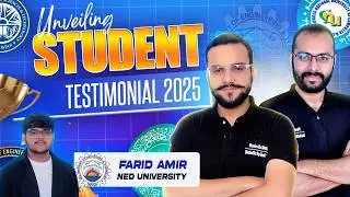 Success Story Ft. Farid Amir Top Position &ndash; NED University 2025 | High Achiever