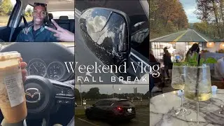 Fall Break Vlog: New Car, Road Trip Home &… I Got Hit?! | Saint Blair