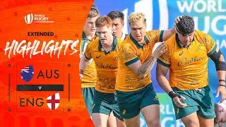 SIXTEEN try spectacle 💪 | Australia v England | World Rugby U20 Championship | Extended Highlights