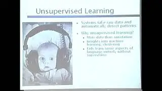 Dan Klein: Unsupervised Learning of Natural Language Structure