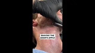 SHAVING ADAMS APPLE