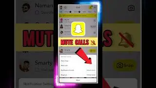 Snapchat Par Call Kaise Band Kare | How To Stop Snapchat Call Notification | #snapchat #shorts