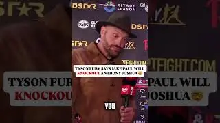 Fury Predicts SHOCK KO: Jake Paul Will SLEEP AJ?! 🤯🔥&rdquo; #boxingtalk #kingboxer #boxer #boxingnews