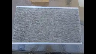 How to Clean Stove Hood filter