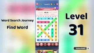 Word Search Journey Level 31 Answers | Find Word 🧩✨ | SolutionGuruji