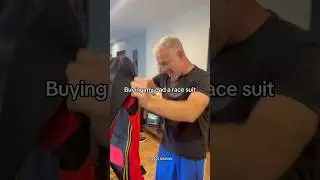 Купил папе гоночный костюм