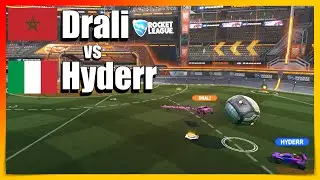 Drali vs Hyderr | Morocco vs Italy | Ranked Rocket League 1v1 Gameplay