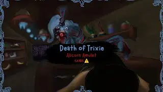 [Horror Speedpaint] Trixie's Death - Cursed Amulet [MLP].