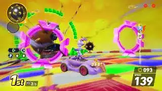 Sonic Racing: CrossWorlds - Blaze gameplay in Crystal Grand Prix (Normal Speed)