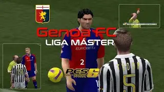 Partido caliente contra la Juventus de Buffon | Liga M&aacute;ster | Genoa F.C | PES6 | Ep. 2