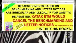 Cancelling BIR Benchmark/Letter Notice Assessments
