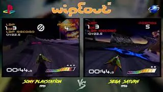 WipEout - PlayStation VS. Saturn [4K 60FPS]