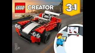LEGO 31100 Sports Car (4K) - building instructions 1/3