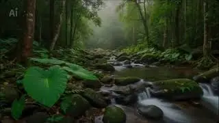 Forest Stream & Birds 🌲💧 | Nature Sounds for Deep Relaxation, Sleep & Meditation