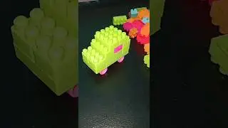 Satisfying DIY Blocks Mini Car | Lego Building Blocks | #buildingblockstoys #shorts