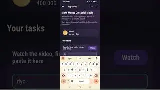 Make Money on social media Tapswap code #tapswap #crypto #nft #bitcoin #money #binance #nfl #yt