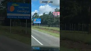 Welcome to Georgia Sign on I75 North #travel #traveling #GA #South #Georgia #travelblogger