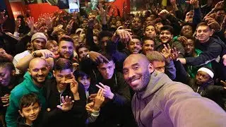Kobe Bryant in London 2017 - Celebrates New NBA Season with Fans at Nike Town Oxford Circus
