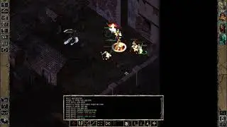 BG2EE Half Orc Kensai party Vs Fallen Paladin