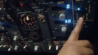 Starting the cabin pressurization check in the 737 MAX