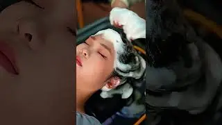Deep Shampoo Hair Wash And Massage🤯#ASMR #Tingles #Sleep #Relaxing #oddlysatisfying #nyc