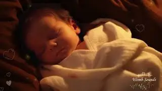Calming Womb Sounds 🍼 24Hours Heartbeat & White Noise | Crying Baby Sleeps Instantly 🌙