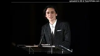 Timoth&eacute;e Chalamet Accepts Best Actor for 