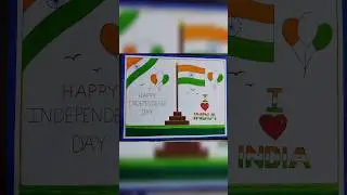 🇮🇳Happy Independence Day🇮🇳|drawing on chart #shorts #independenceday #art #trending