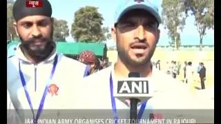 J&K: Indian Army organises cricket tournament in Rajouri sector