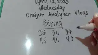 April 12, 2023 Wednesday Probables. Best Pair 35 and 45.. Goodluck...
