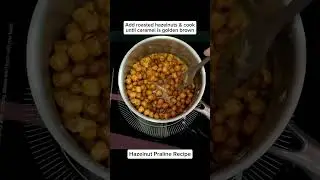 How to make Hazelnut Praline like a Pro Pastry Chef #shorts