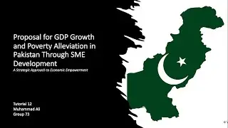GDP Growth and Poverty Alleviation in Pakistan Through SME Development Tutorial 12 - Group 73