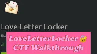 Lover Letter Locker Walkthrough | 2026 Valentine Special Edition ❤️