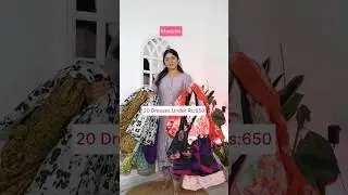 20 Maxi Dresses From Meesho Under Rs :650 Only #meesho #dress #trending