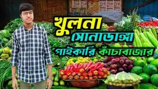 খুলনা সোনাডাঙ্গা পাইকারি কাঁচাবাজার || Khulna Sonadanga Wholesale Raw Material Market || Alfe Vlog |