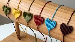 Heart Bracelet 💕 | DIY Macrame Bracelet Tutorial | Creation&you