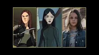X-23 Evolution in Cartoons & Movies (Laura Kinney/Female Wolverine) (2018)