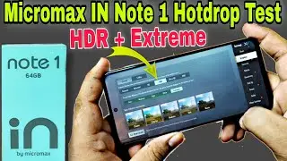 Micromax IN Note 1 PUBG Test | Micromax IN Note 1 HDR Extreme Hotdrop Test & Gameplay Review 🔥