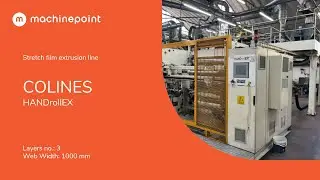 COLINES HANDrollEX Stretch film extrusion line | COLINES Machines