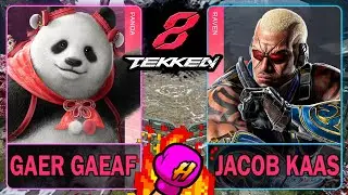 Tekken 8 Gaer Gaeaf (PANDA) VS Jacob Kaas (RAVEN)🥊 鉄拳8🥊4K 60ᶠᵖˢ🥊T8🥊TK8 #tekken
