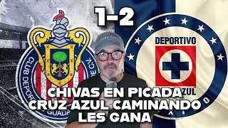 🚨Chivas vuelve a perder 🚨Superado ampliamente por Cruz Azul y sigue en crisis